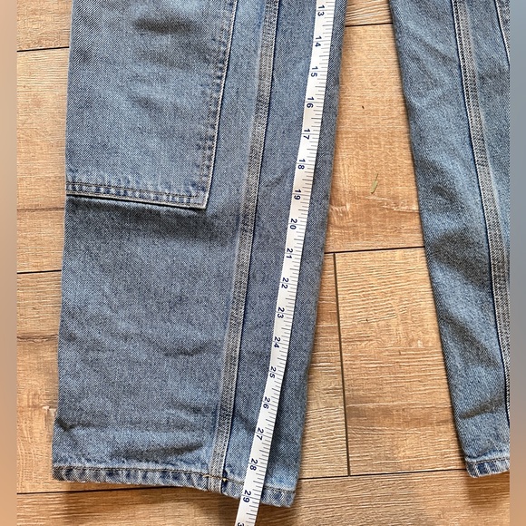 Jesse Kamm Patchfront Handy Pants Cowboy Blue Denim - Picture 7 of 14